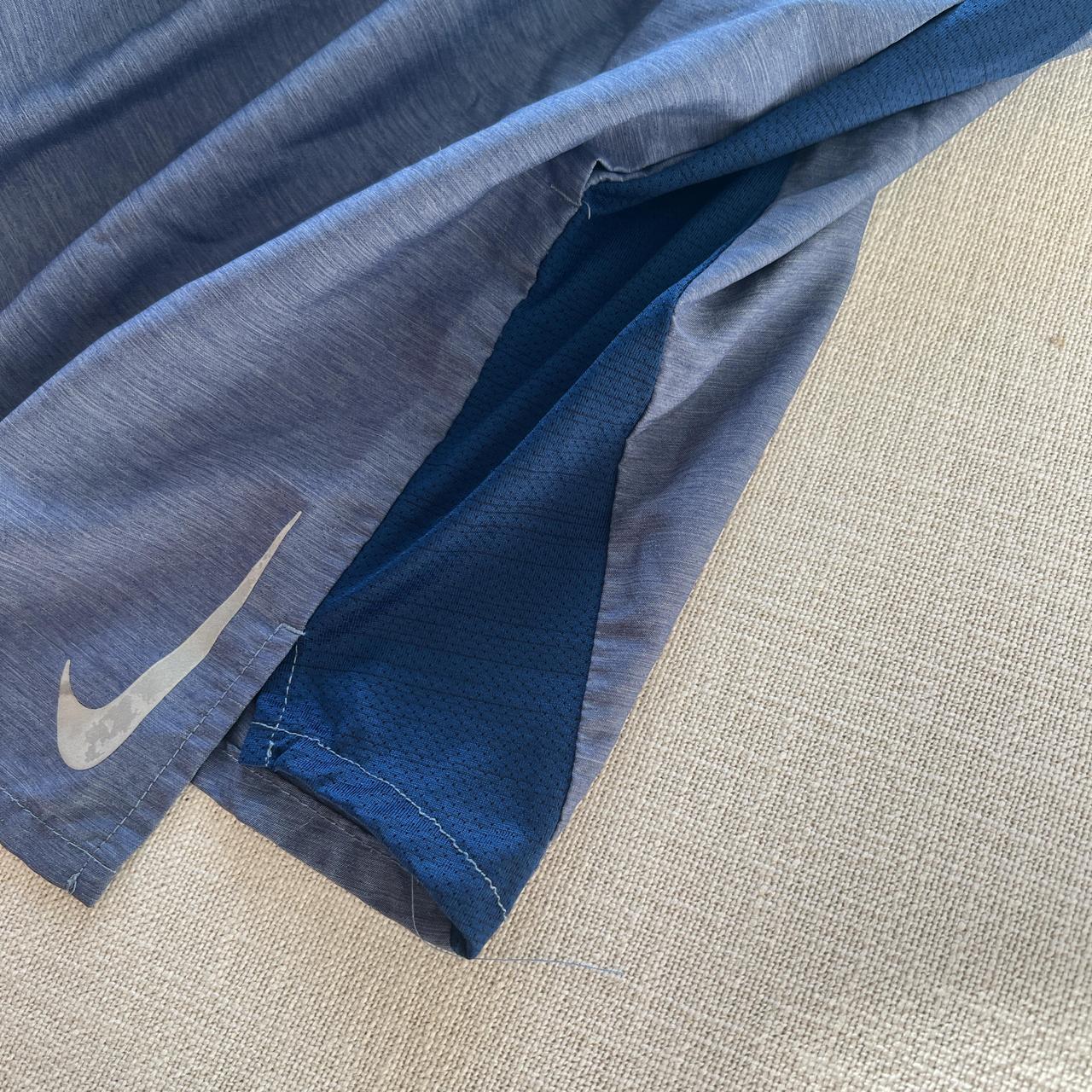 Blue men’s Nike shorts size Large. Cut out the liner - Depop