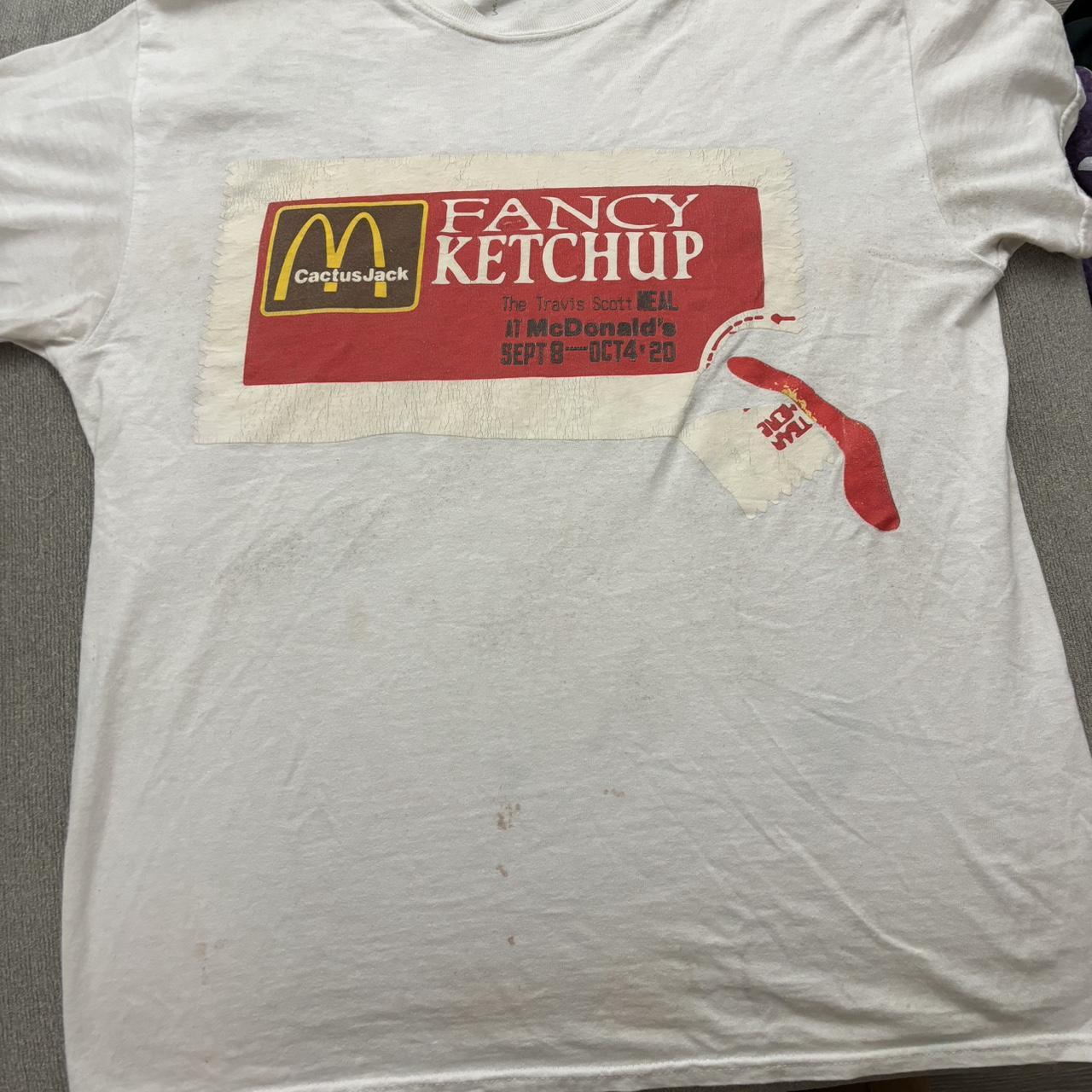 TRAVIS SCOTT MEAL - FANCY KETCHUP Travis Scott x McDonald\u0027s Fancy Ketchup Tee