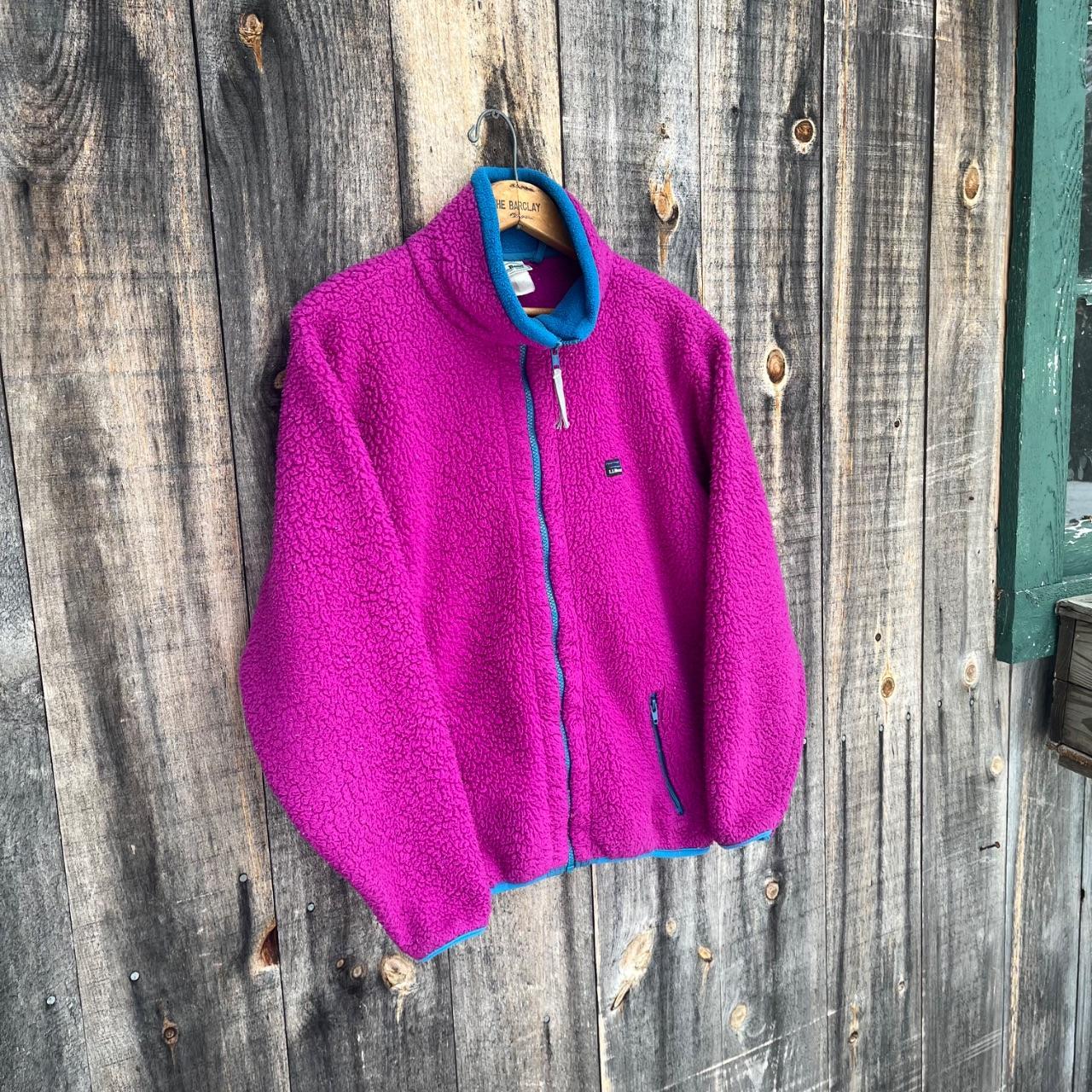 L.L.Bean Women's Bomber Jacket - Multi/Pink - L –… - image 1