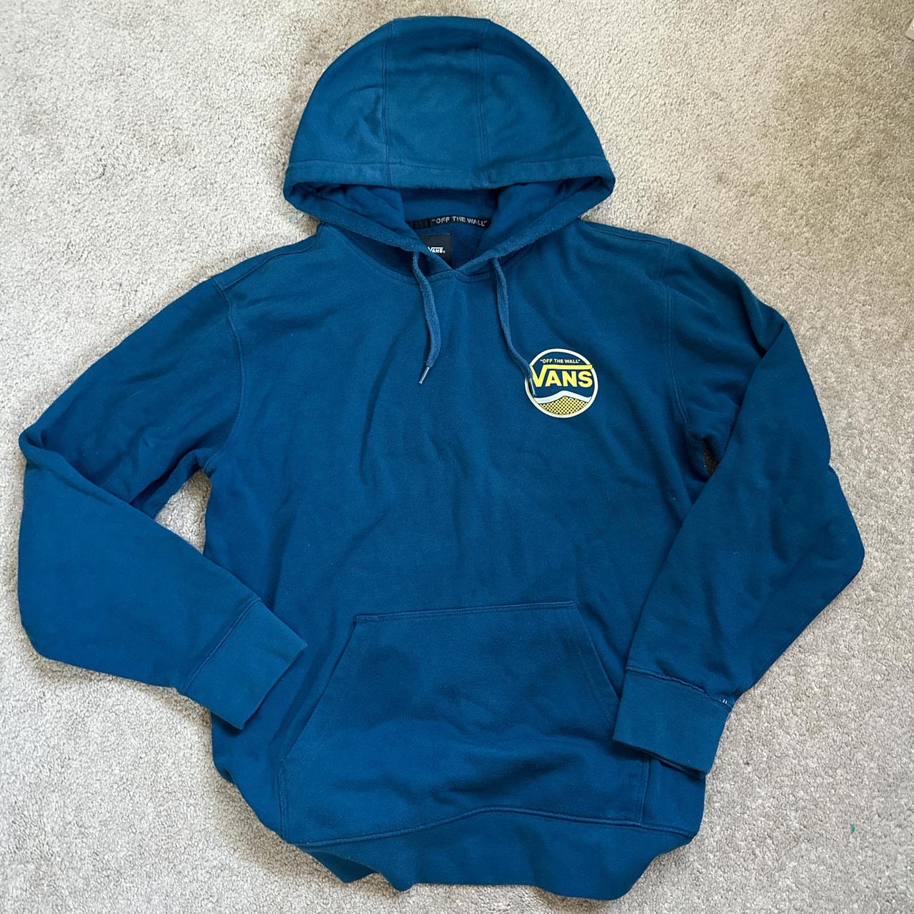 Blue and yellow vans hoodie online