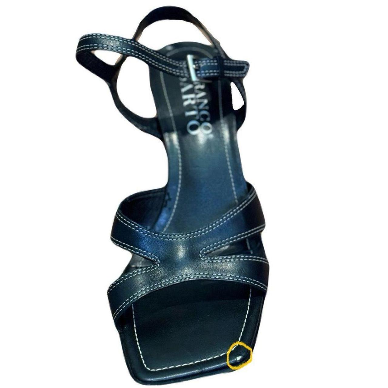 Franco Sarto Sandal Black Heels Size 8 Timeless... Depop