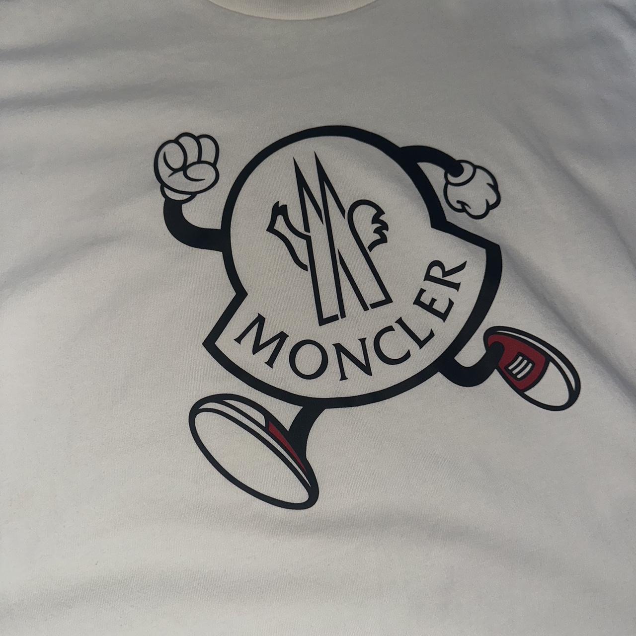 MONCLER RUNNING ロゴ Tシャツ Moncler Men's Running Logo T-Shirt in Black Moncler