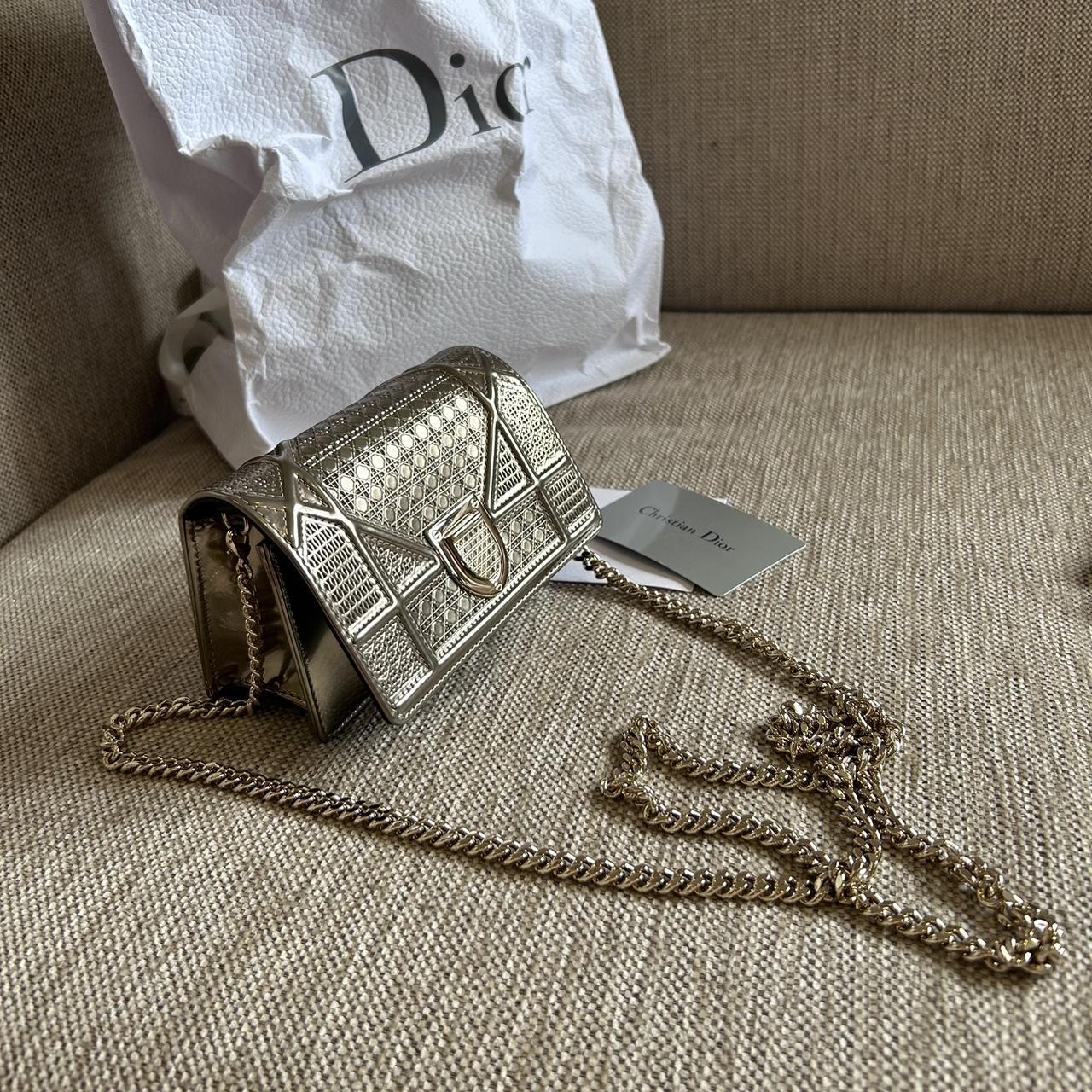 Dior gold clutch online