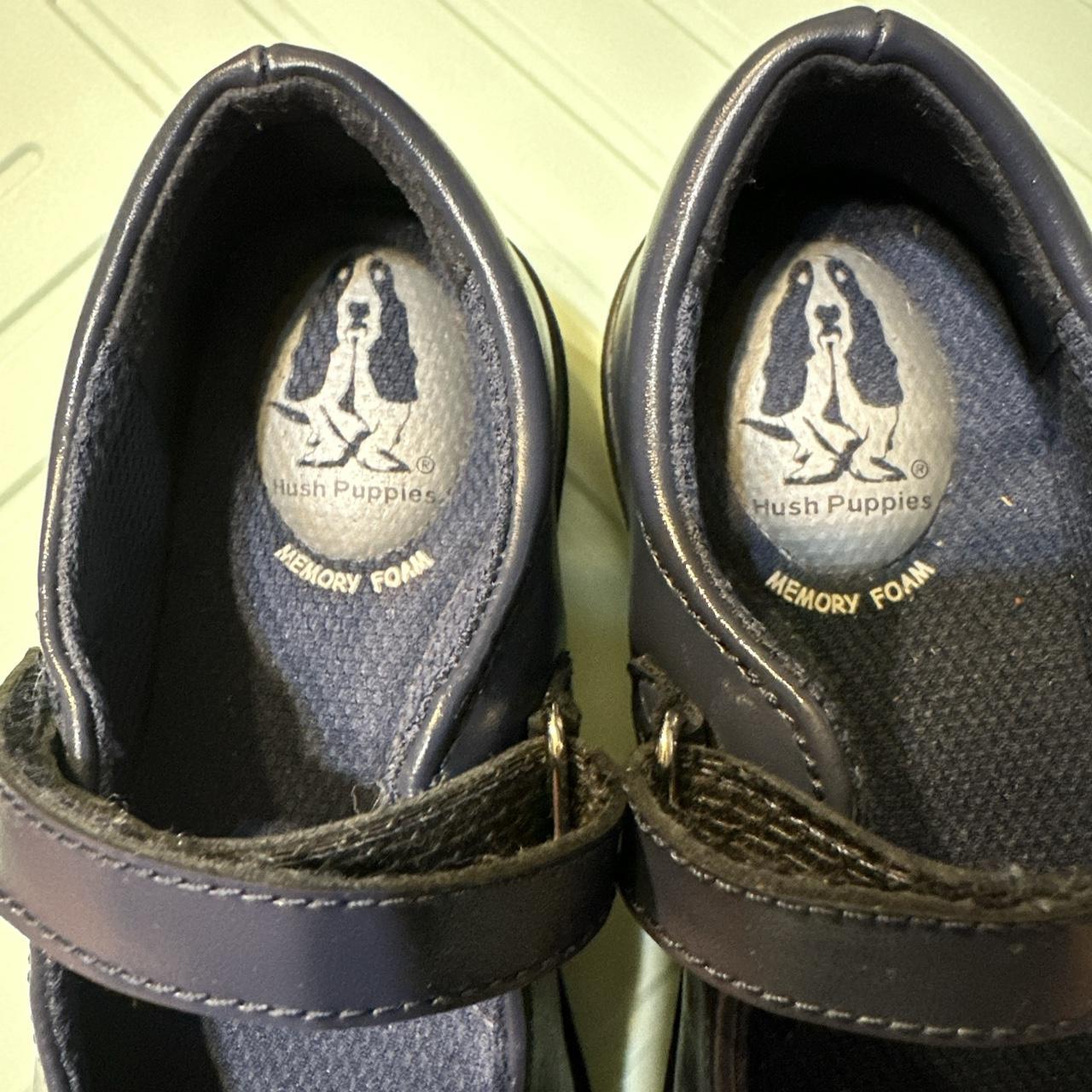 Hush Puppies Girl Shoes 12M Lexi Navy Blue Leather... - Depop