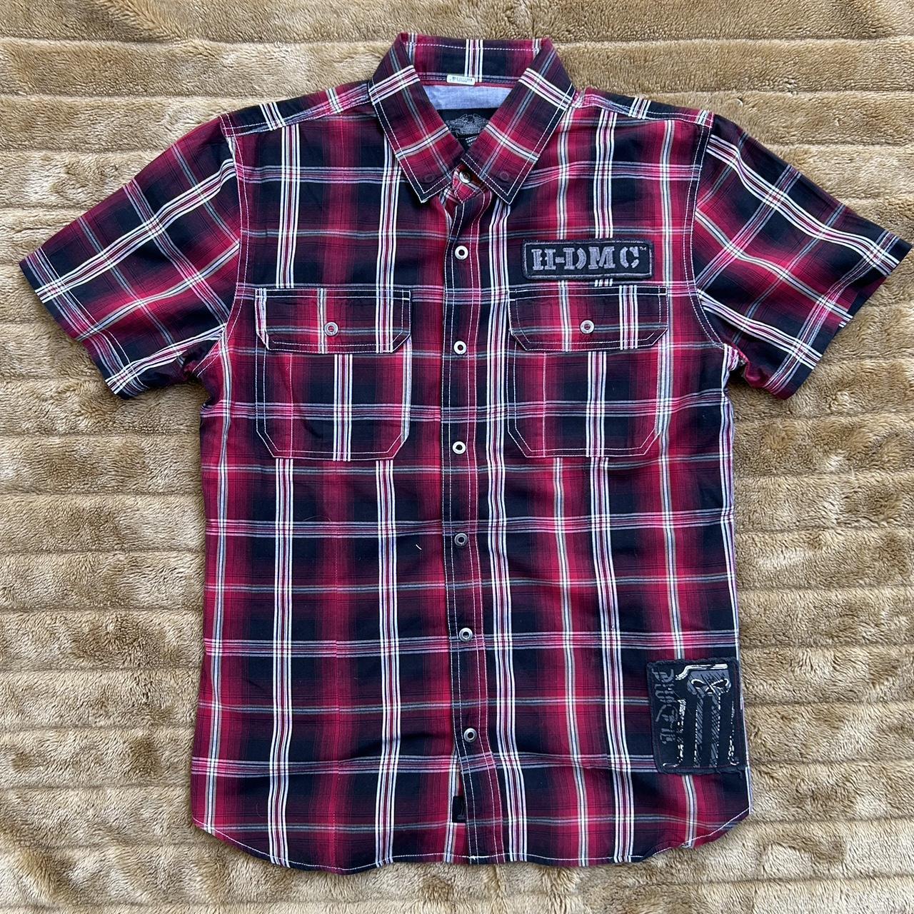 Harley Davidson Men's Vintage Plaid Flannel Shirt Size purchases XL