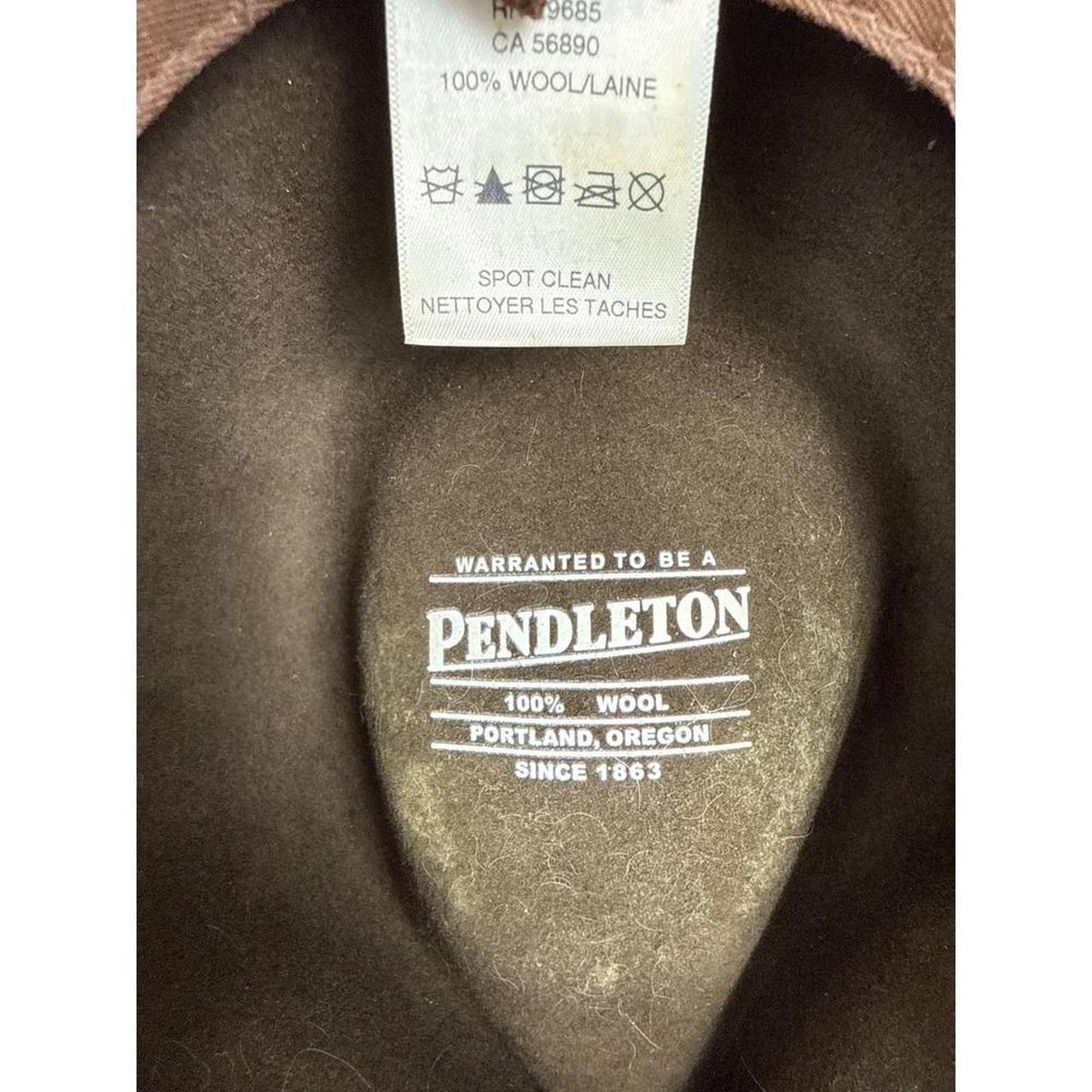 Pendleton Men's Hat - Brown – Pendleton Wool Fedo… - image 5