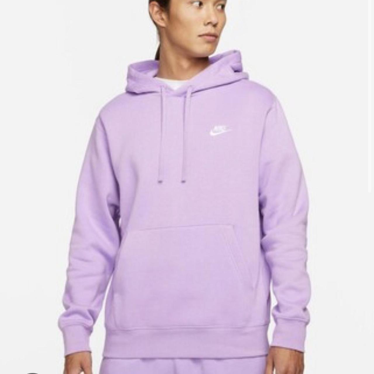 mens light purple nike hoodie