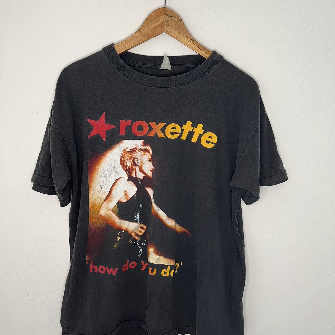 Vintage Roxette T shirt Single Stitch Sizing I... - Depop