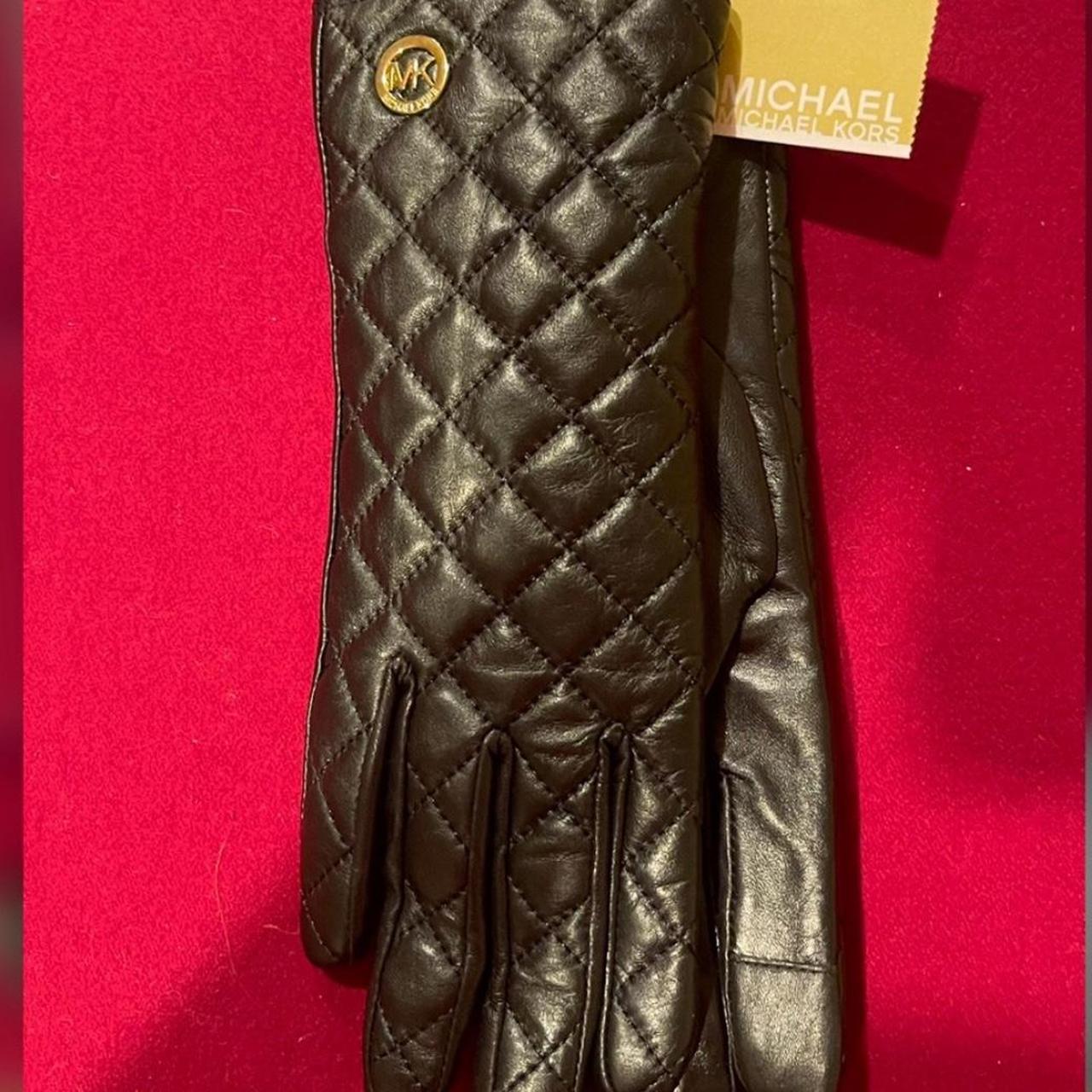 Michael kors quilted leather gloves online