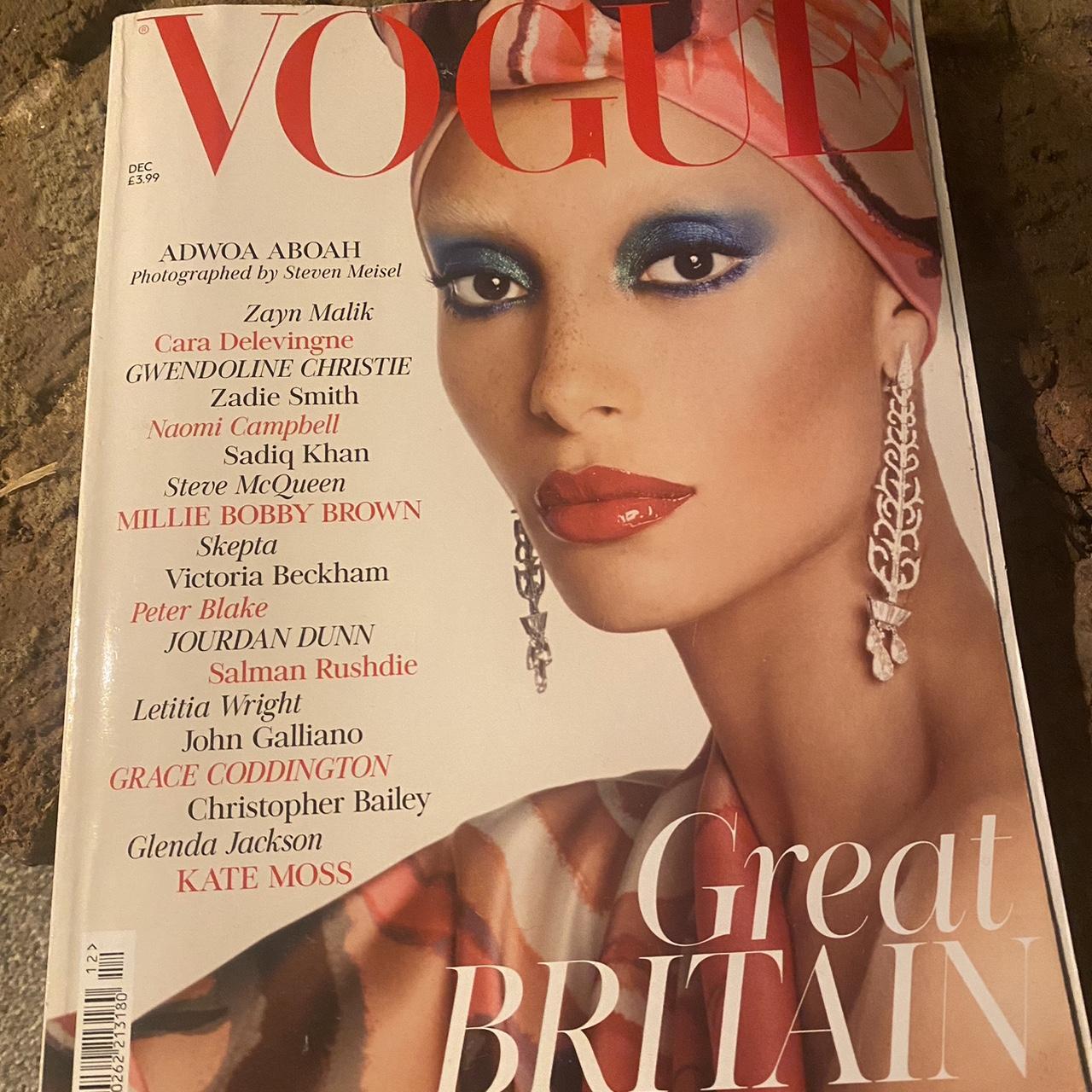 RARE BRITISH VOGUE DECEMBER 2017 Adwoa... Depop