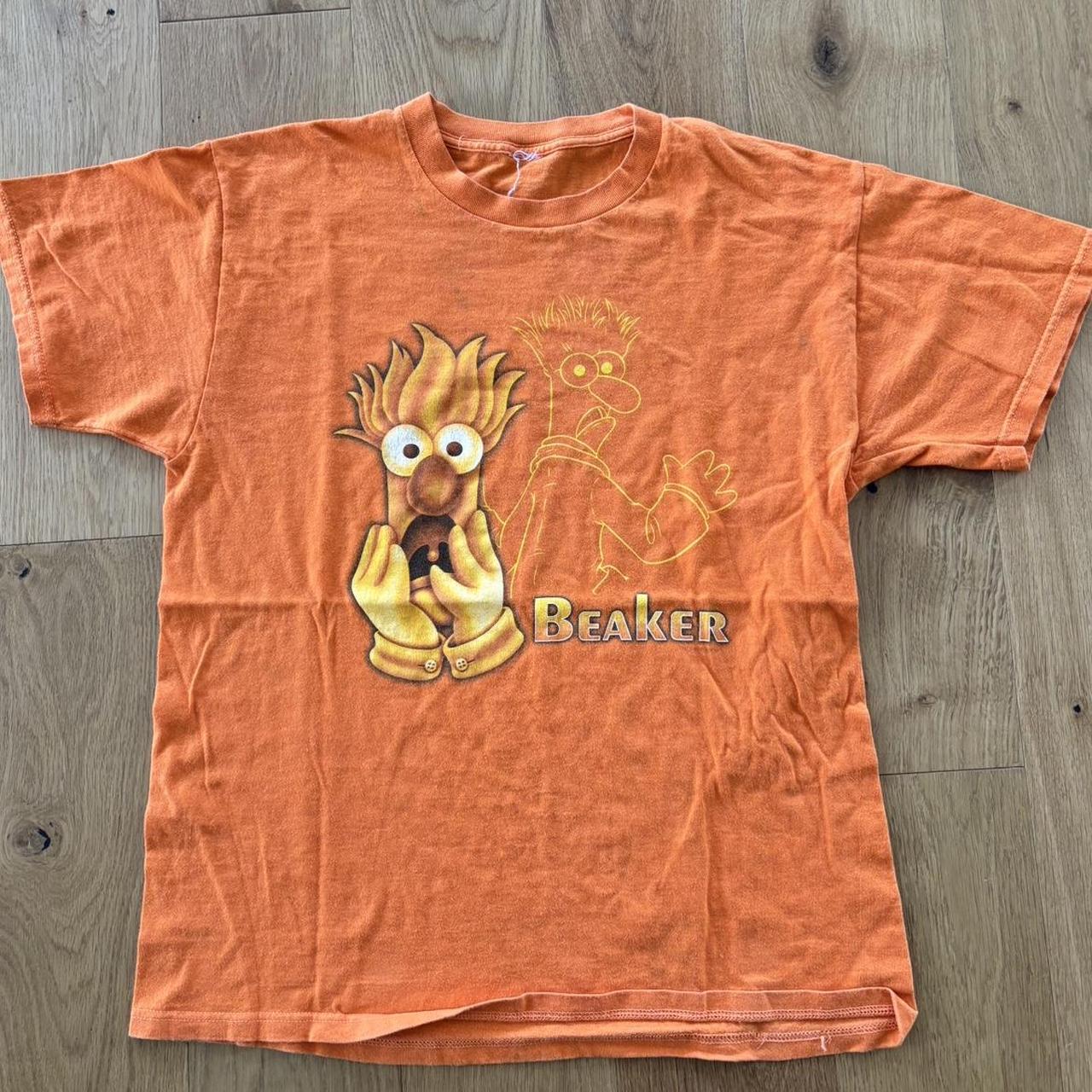 Vintage Muppets Tee Beaker Size Large Bunson and... - Depop