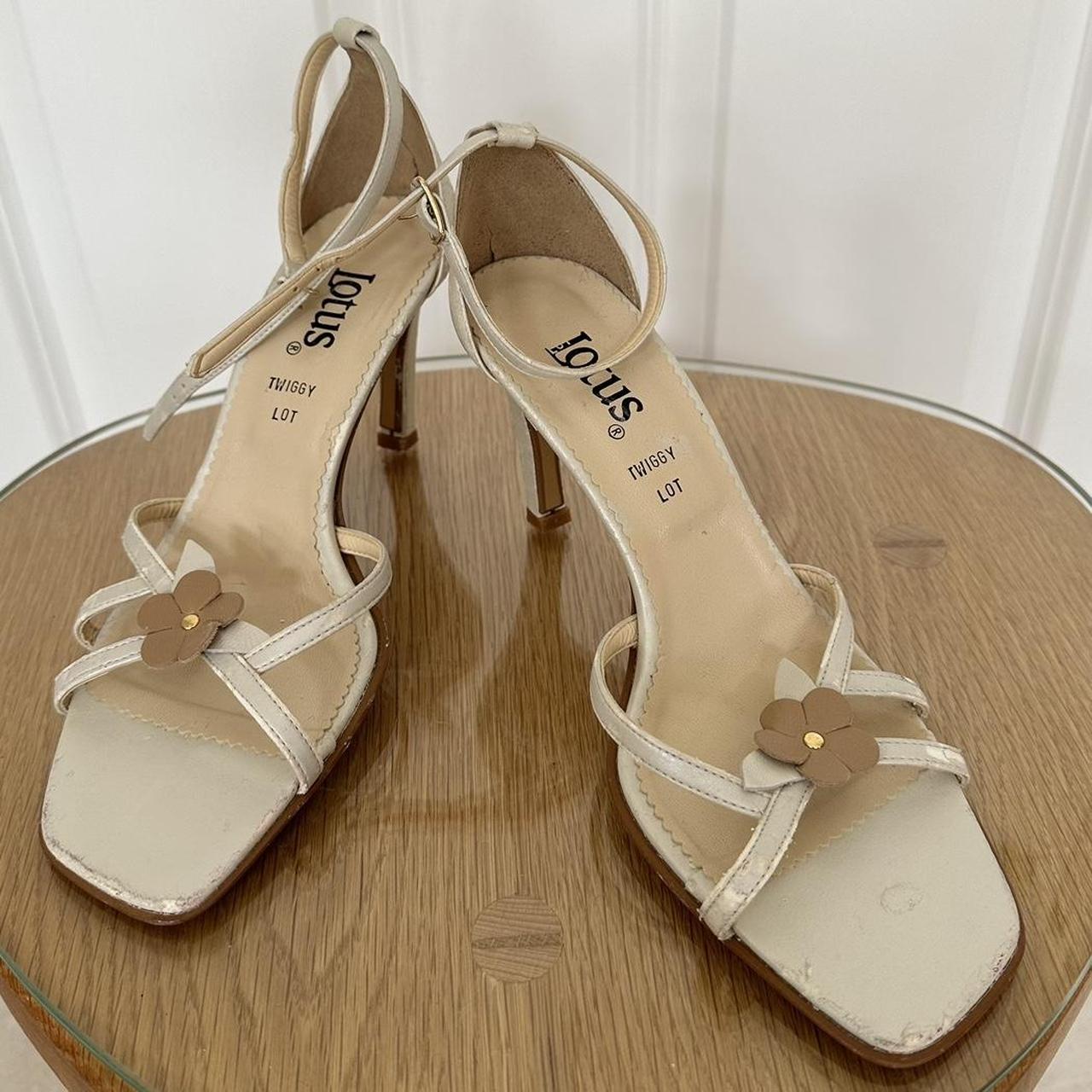 champagne kitten heels