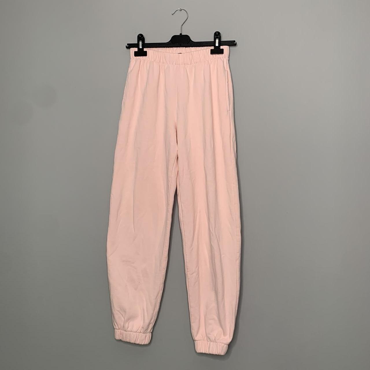 Pink Brandy Melville joggers, one size fits up to a... - Depop