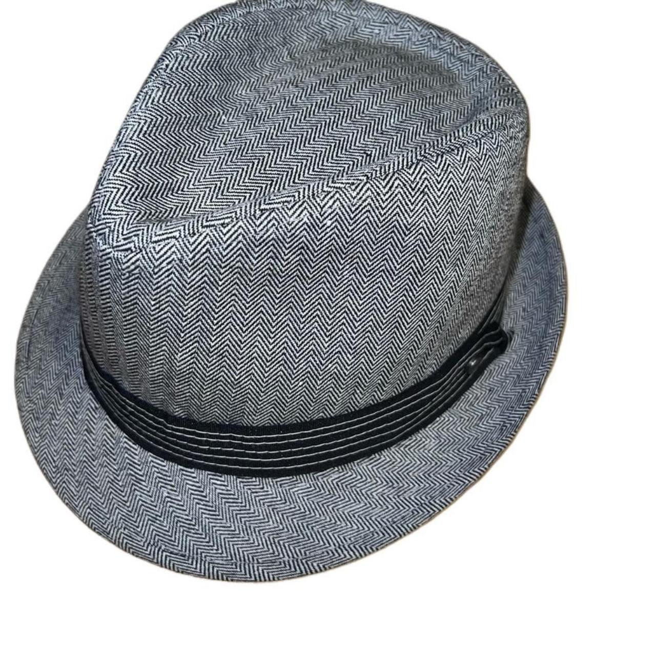 All American Stetson Fedora Gray Black Linen Depop