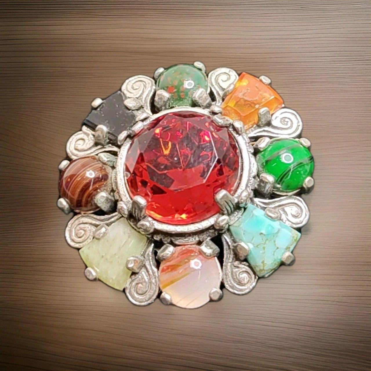 Source Unknown Women's Brooch - Multi – This vint… - image 2