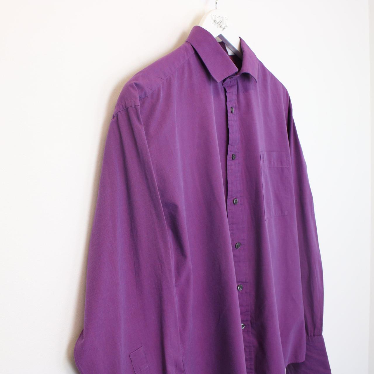 Vintage YSL shirt in purple. Best fits M SKU -... - Depop