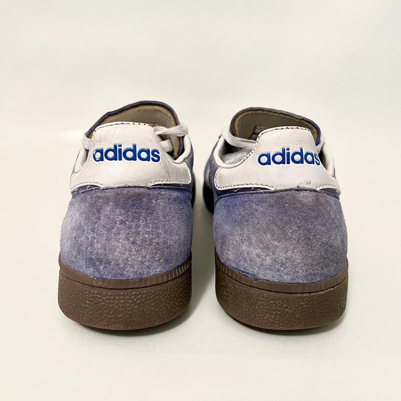 Adidas Men's Blue and White Trainers | Depop