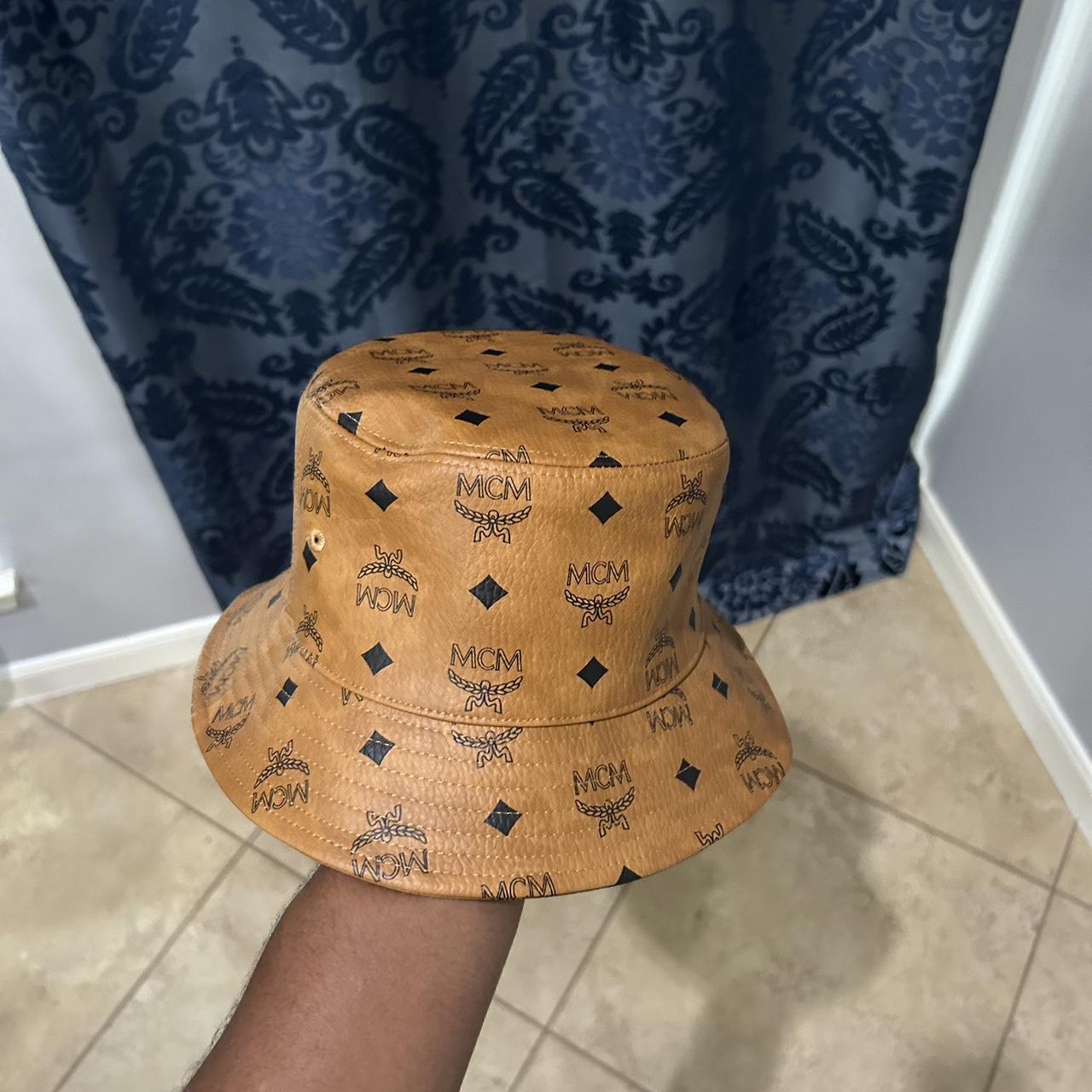 [MCM]★VISETOS BUCKET HAT MCM Visetos Monogram Bucket Hat | Saks Fifth Avenue