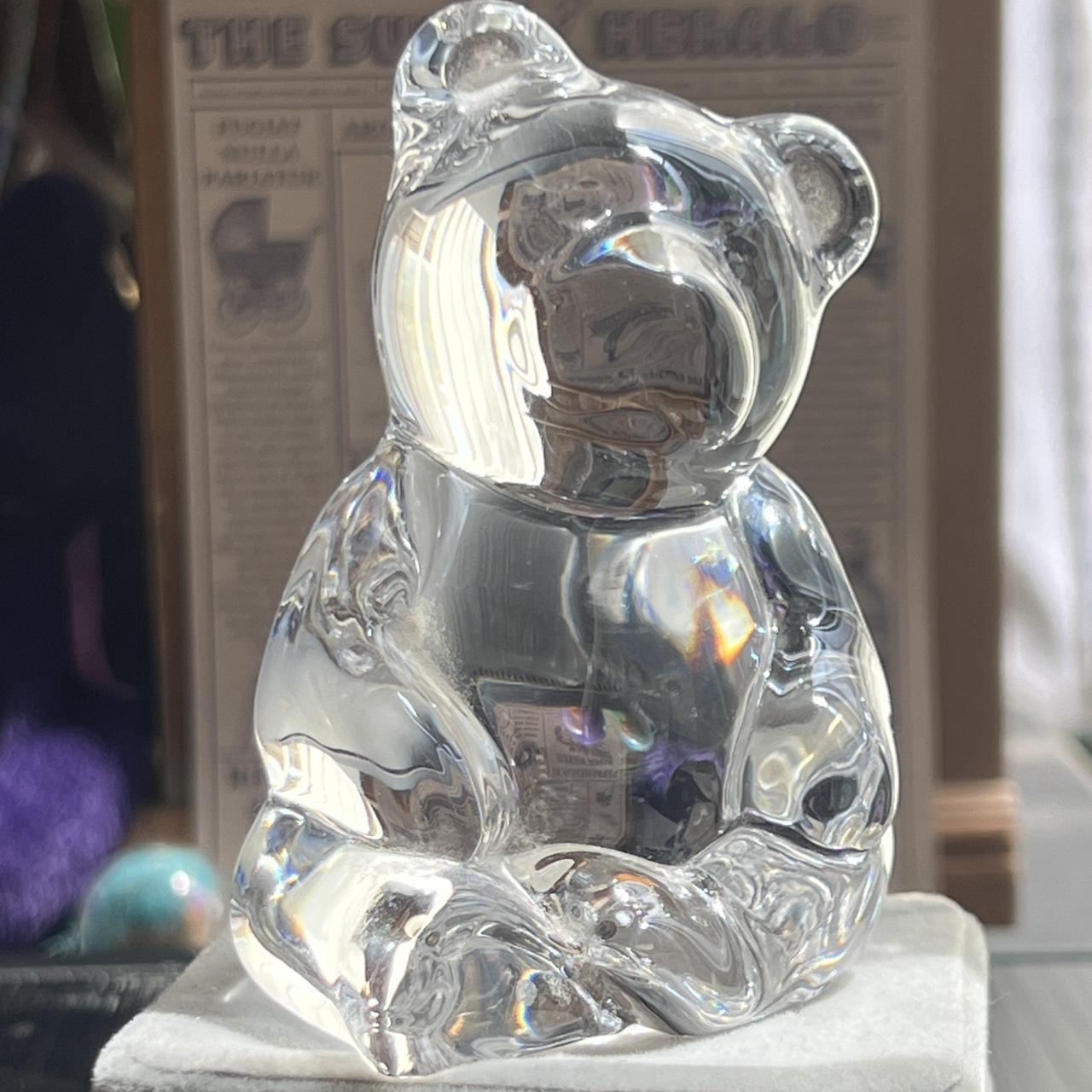 Vintage 24% Crystal Bear Princess House