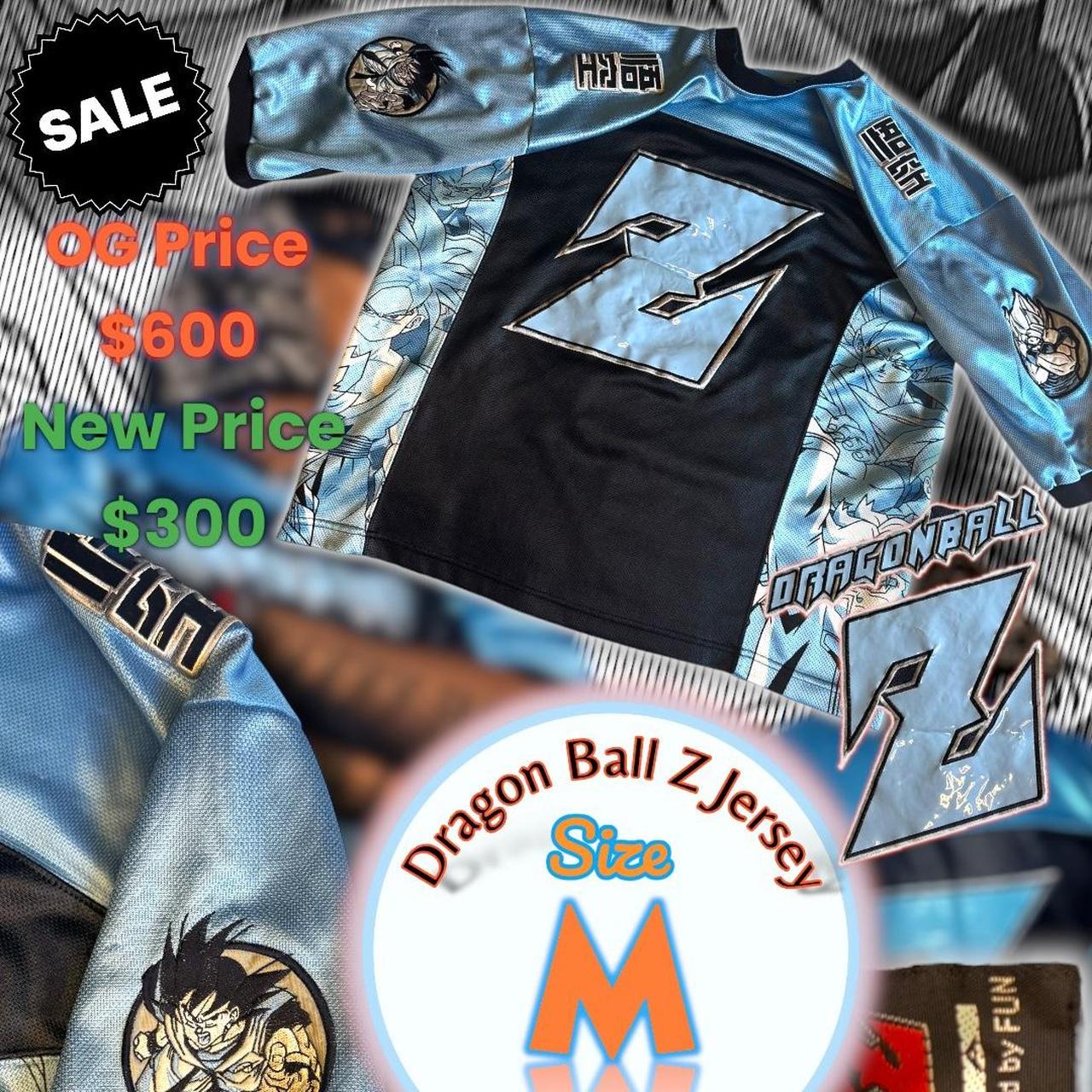 RARE 2002 Dragon Ball Z Bird Football Jersey | Depop
