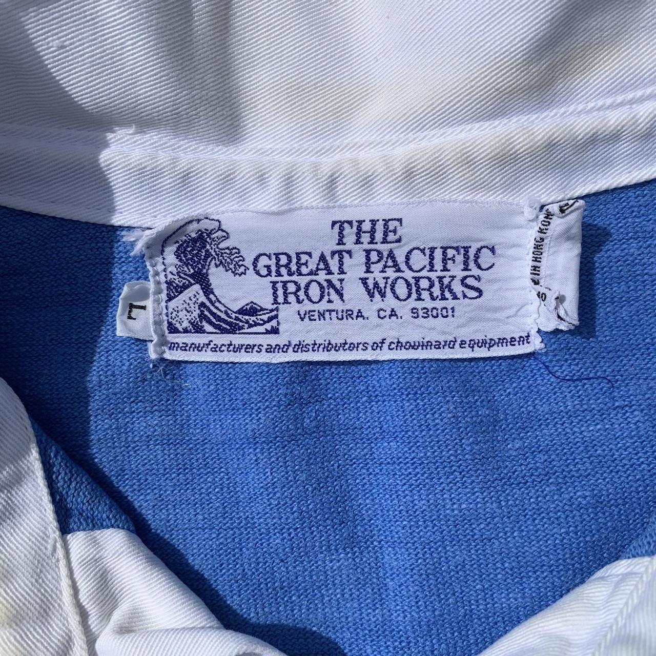 Great Pacific Iron Works rugby climbing shirt from | Depop Great Pacific Iron Works rugby climbing shirt from | Depop
