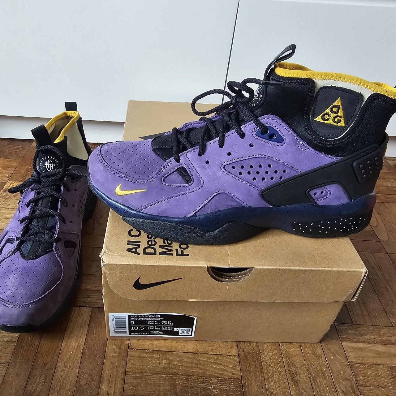 Nike ACG Moab purple UK 8. Like new, only worn once - Depop