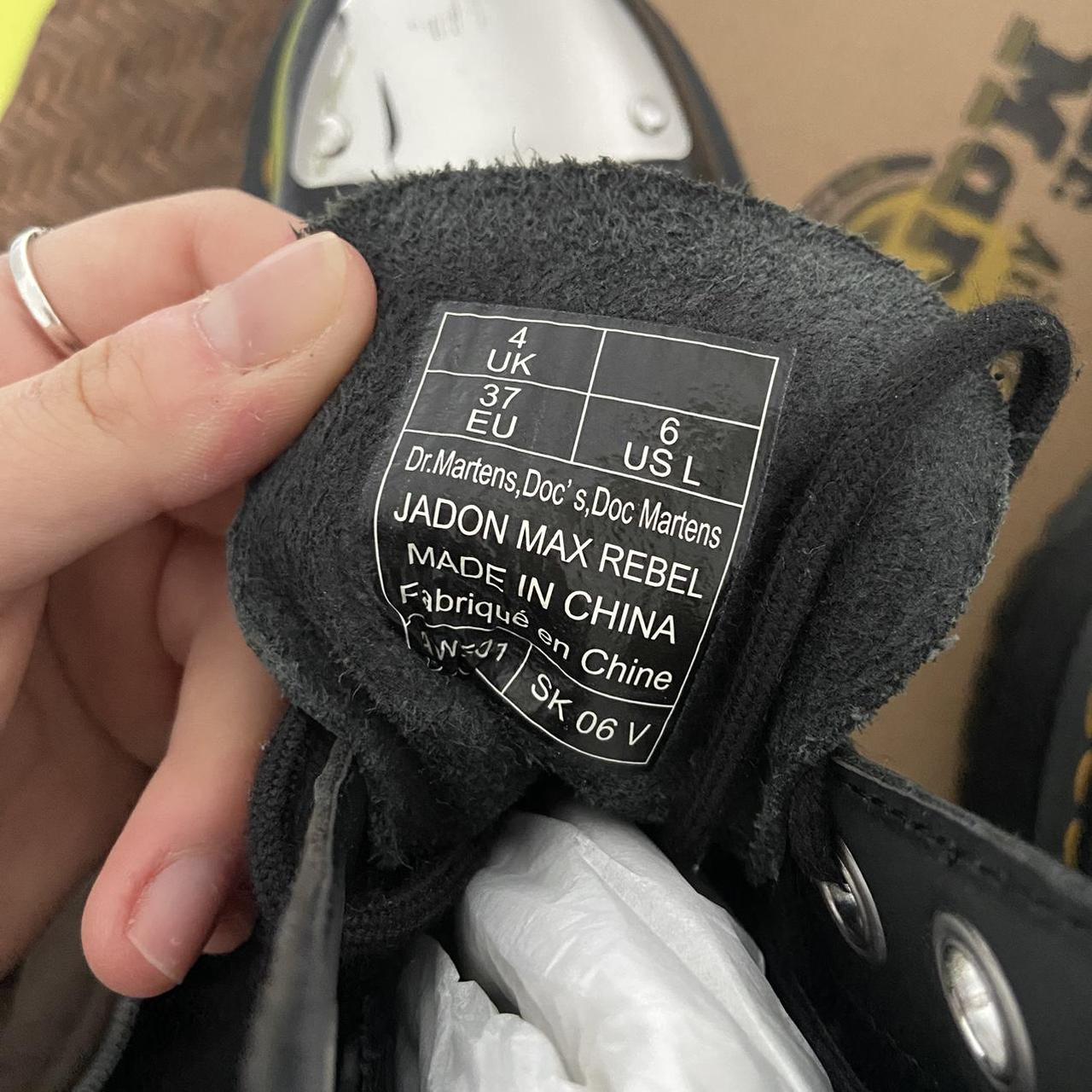 DR MARTENS Jadon Max Rebel black leather platform | Depop