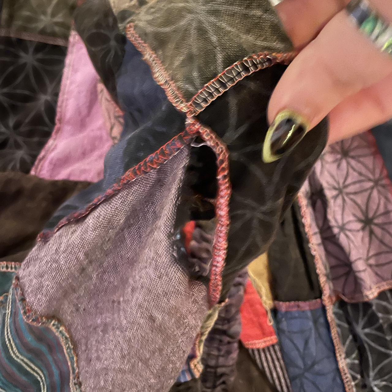 Women's Overalls - Multi - 26 – Unique patchwork … - image 2