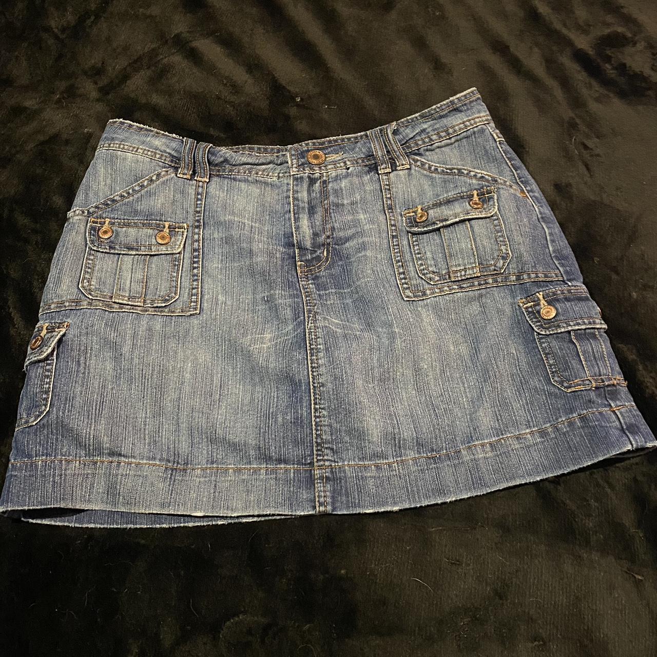 Faded Glory Jean Skirt 🦅 #fadedglory #jeanskirt... - Depop