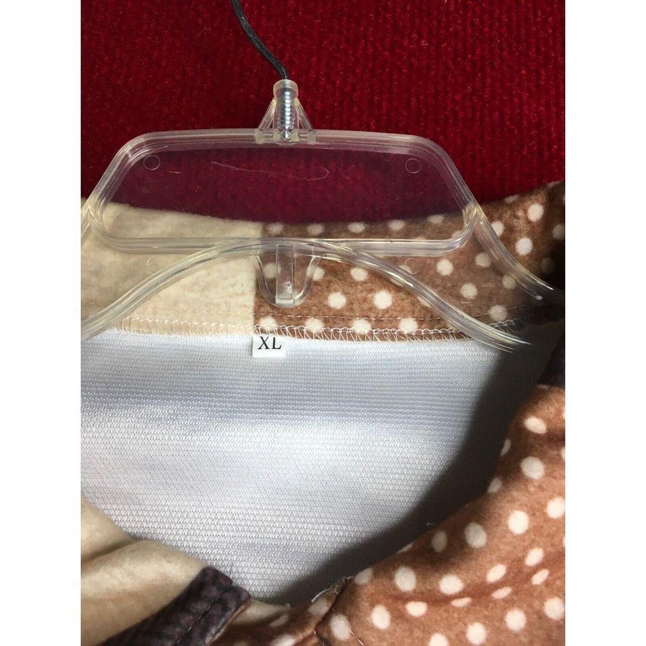 Women's Jacket - Brown - XL – Patchwork Button-Up… - image 3