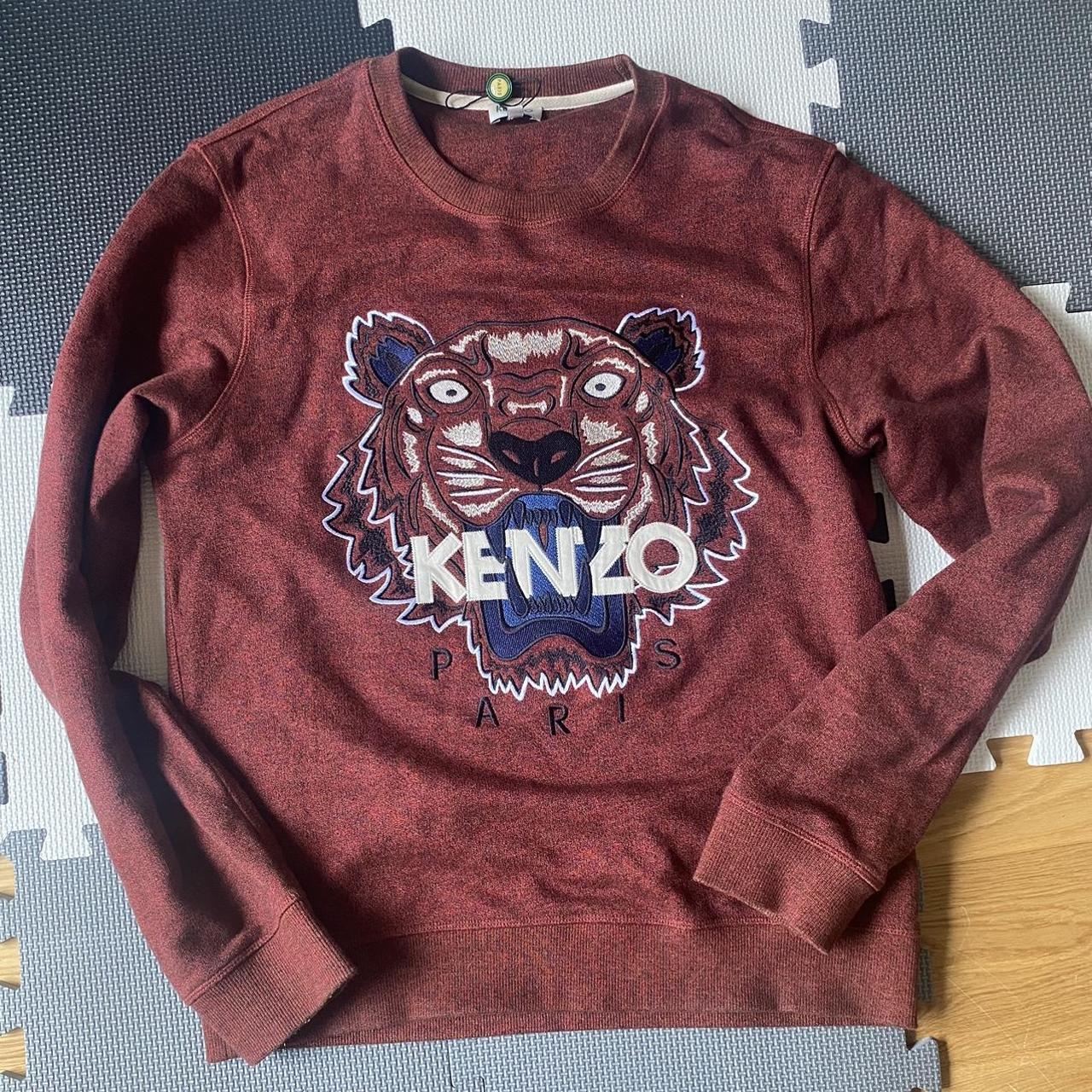 Kenzo burgundy store jumper