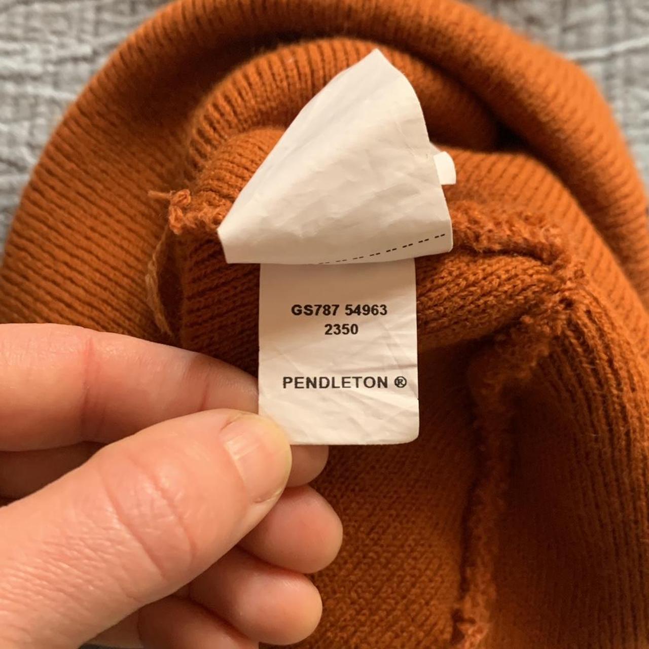 Pendleton Women's Hat - Orange – Orange Pendleton… - image 5