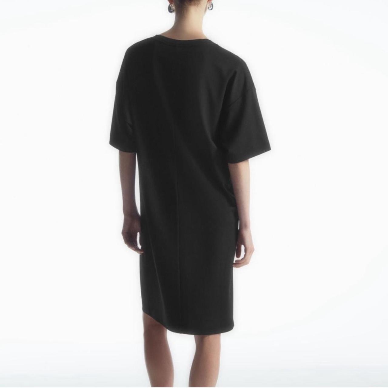 FETICO DRAPED SLEEVE SHIRT DRESS サイズ2 COS Draped Cotton Shirt Dress | endource