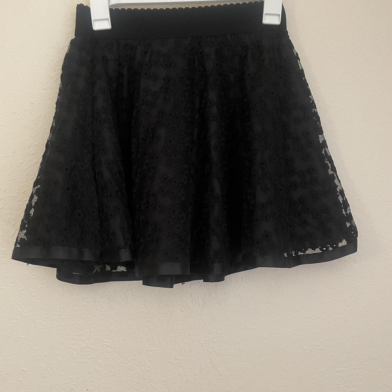 Lace skater skirt, fits size xs-medium #lace... - Depop