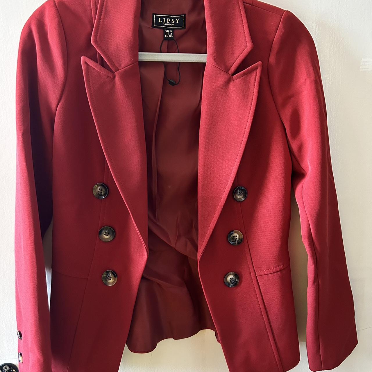 Lipsy red blazer hotsell