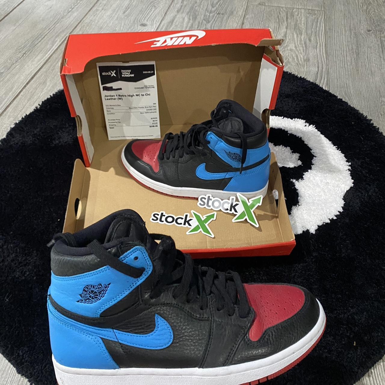Jordan 1 retro high NC to Chi leather -great - Depop