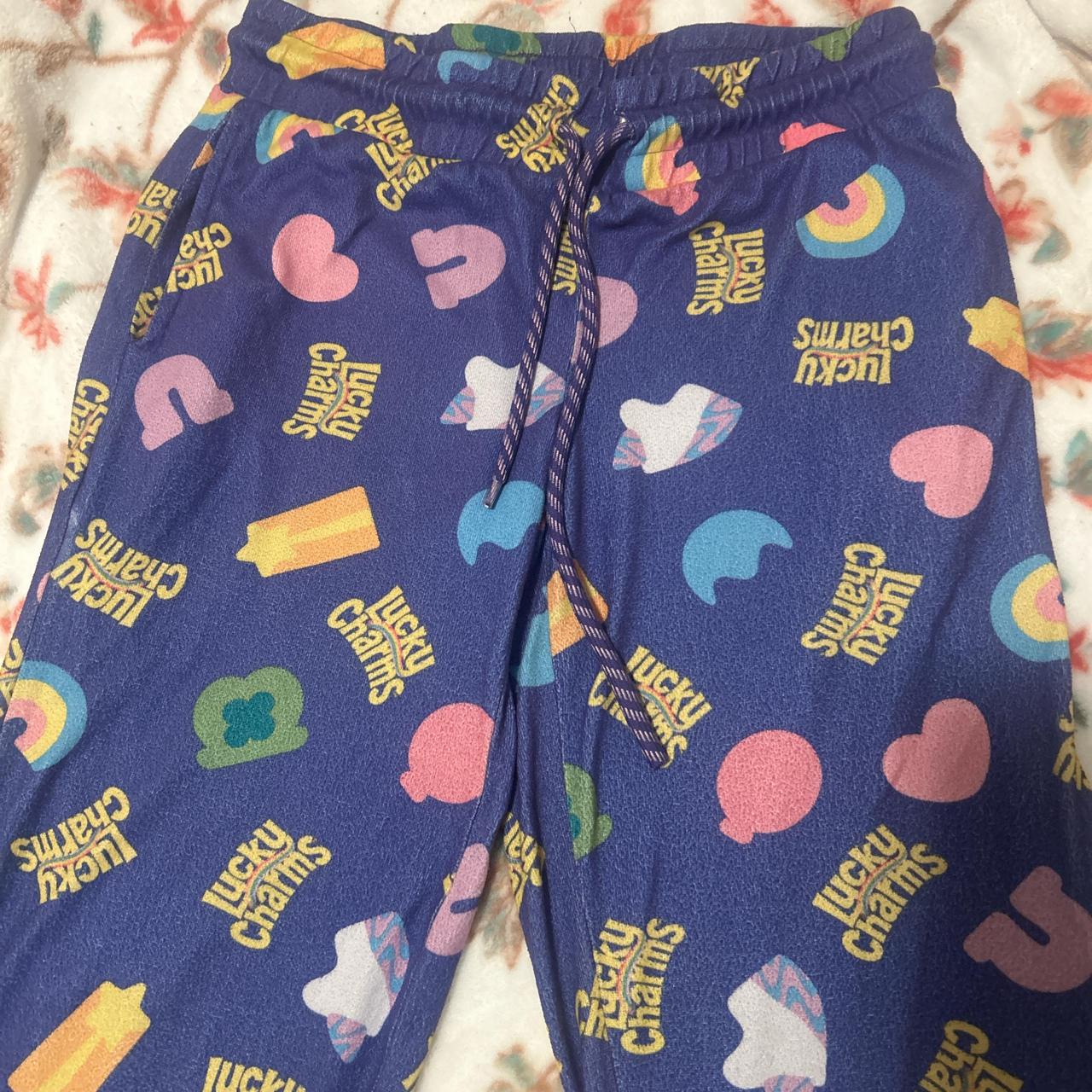 Purple lucky charms pajama pants