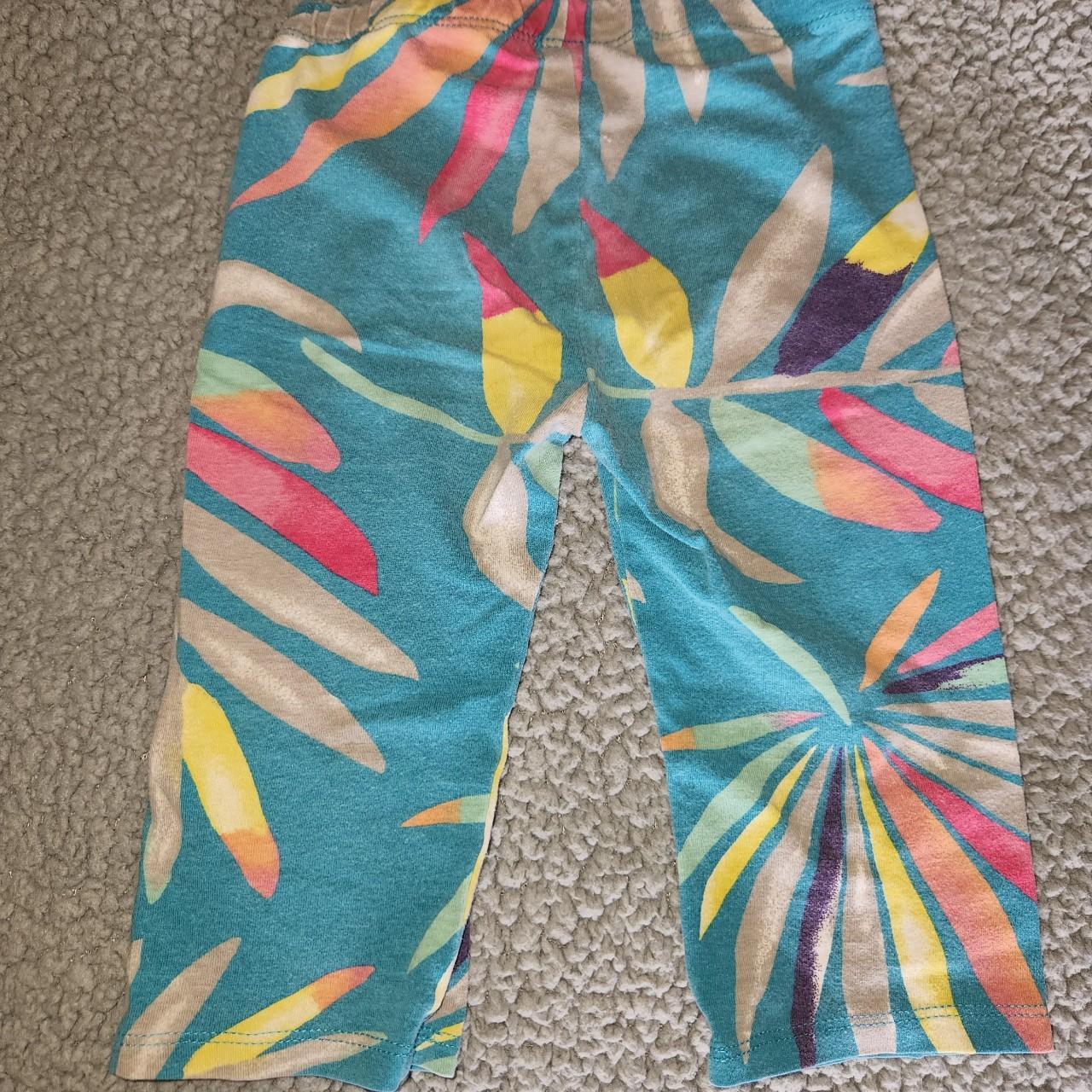 Crazy 8 brand little girls capri leggings. Size 3T