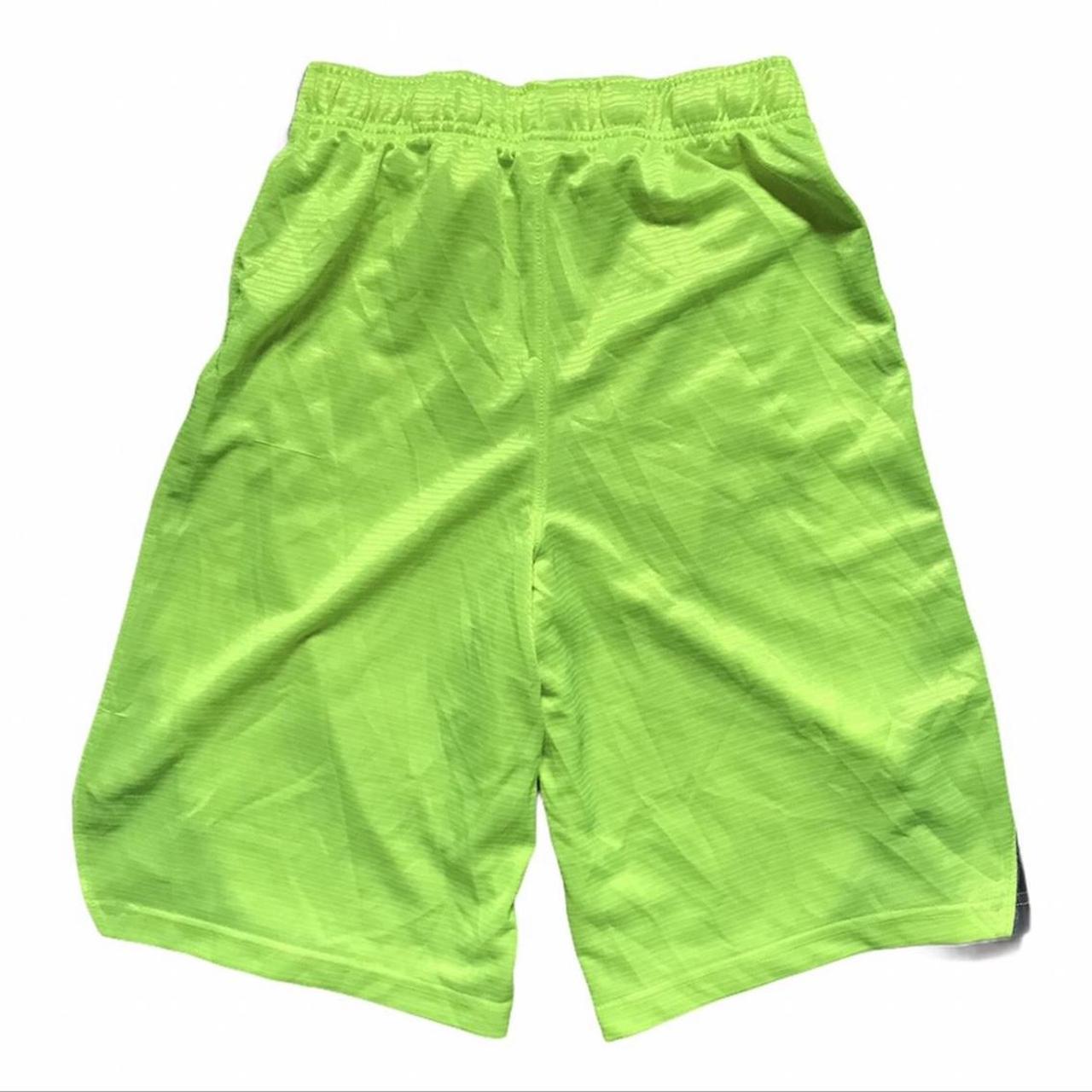 Nike Youth Athletic Basketball Sport Shorts Neon... Depop