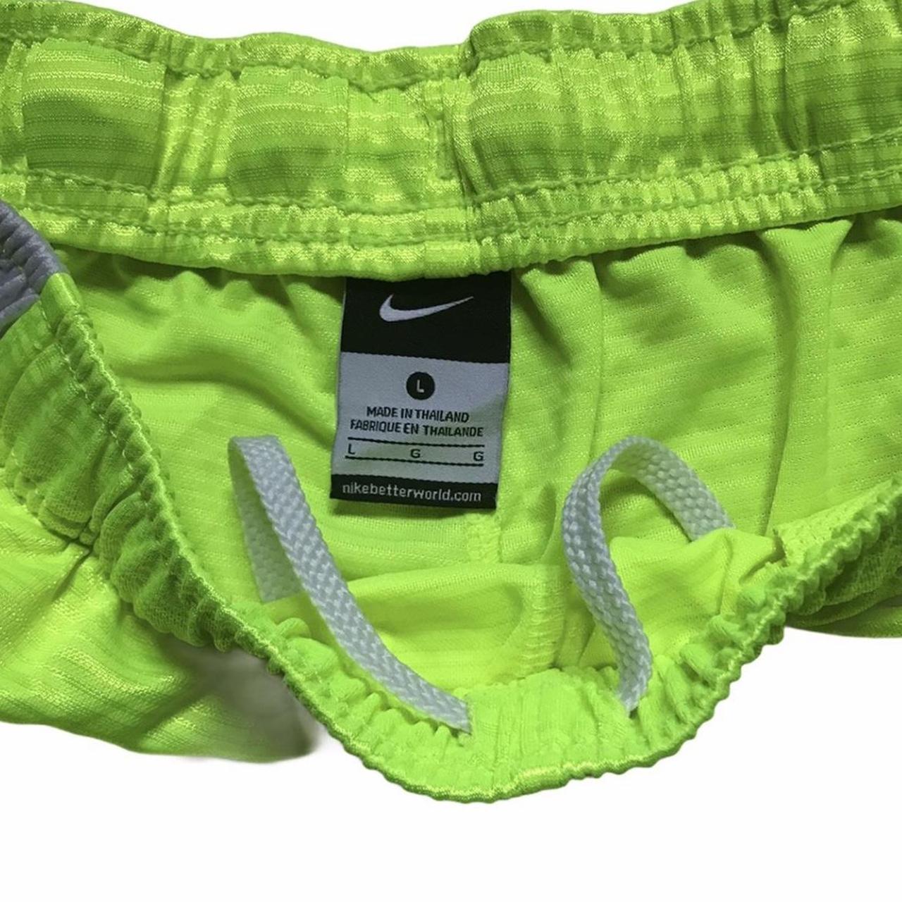 Nike Youth Athletic Basketball Sport Shorts Neon... Depop