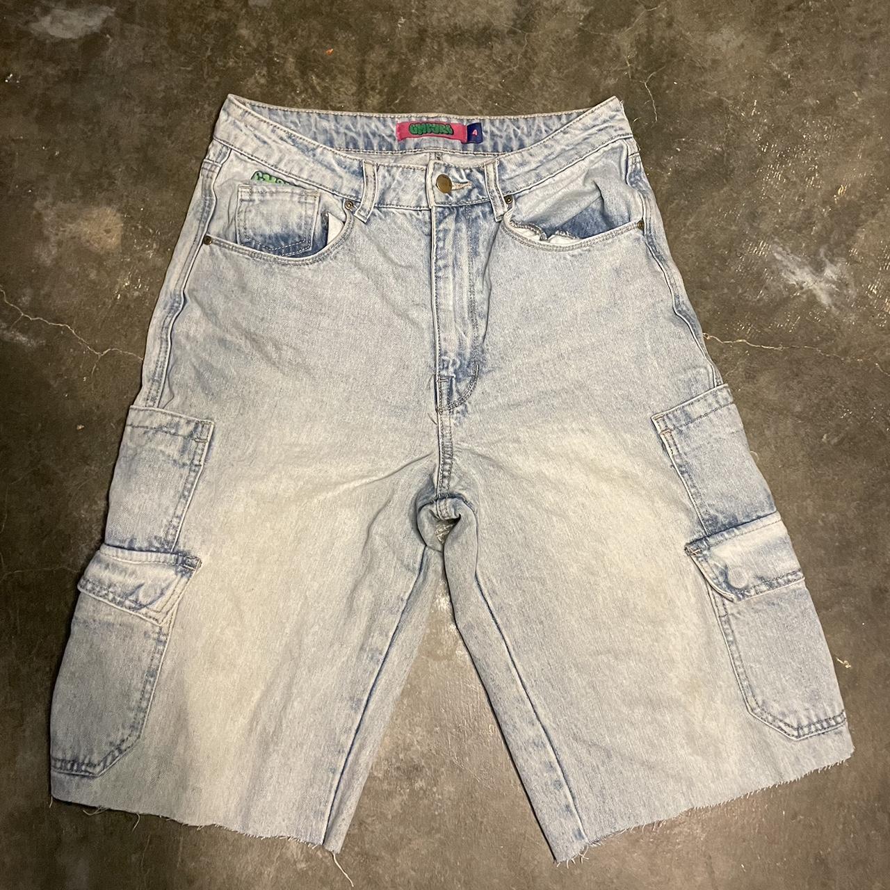 Light blue Empyre jorts -Size:4 -Pockets in Depop