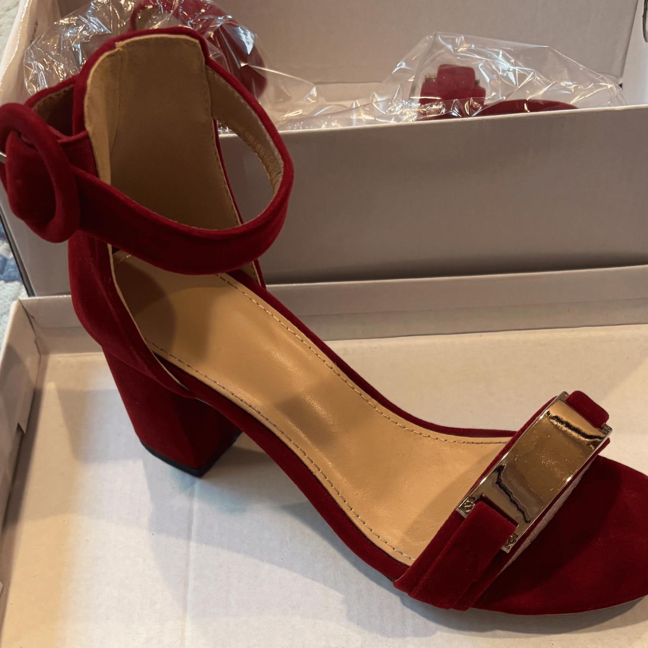 Source Unknown Women's Pumps - Red - US 6 – Red O… - image 1