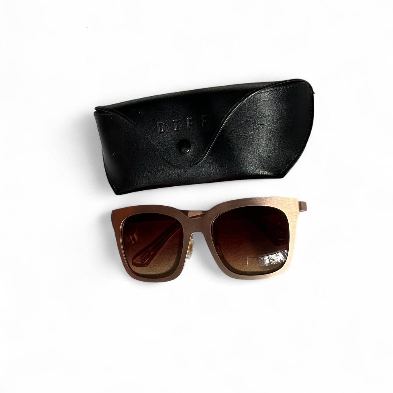 DIFF Women's Square Sunglasses - Brown/Tan – Diff… - image 2