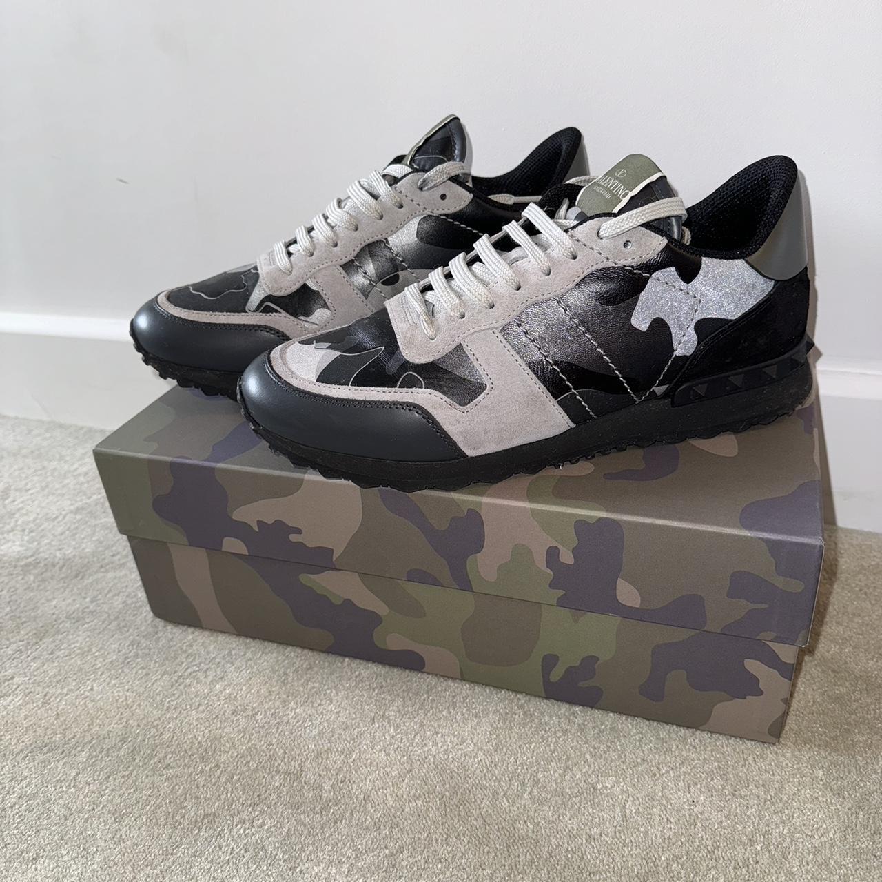 Rockstud camouflage trainers online