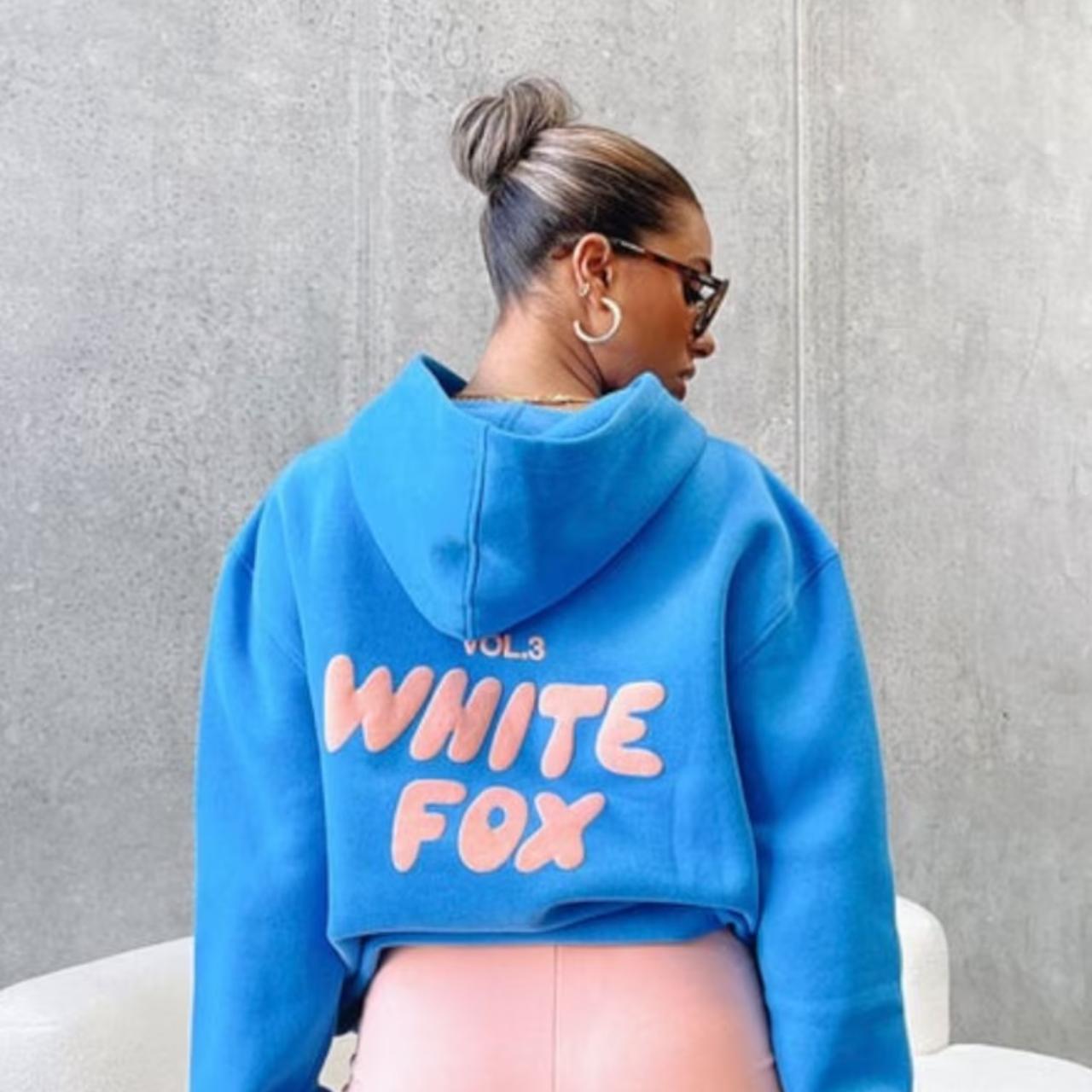 Get your hands on the Dupe White Fox Hoodie,... - Depop