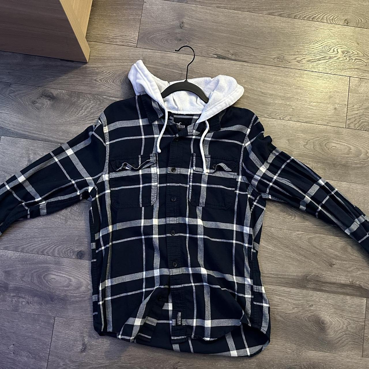 Hollister Flannel Hoodie