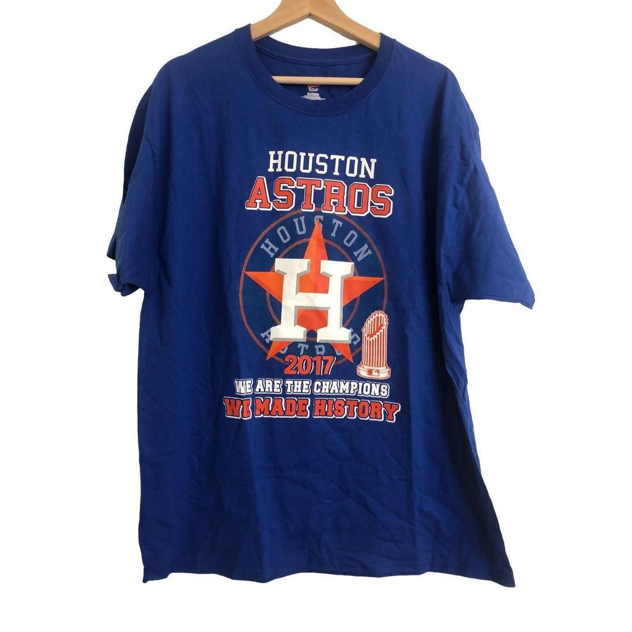 Houston Astros 2017 world series 3/4 sleeve shirt. - Depop