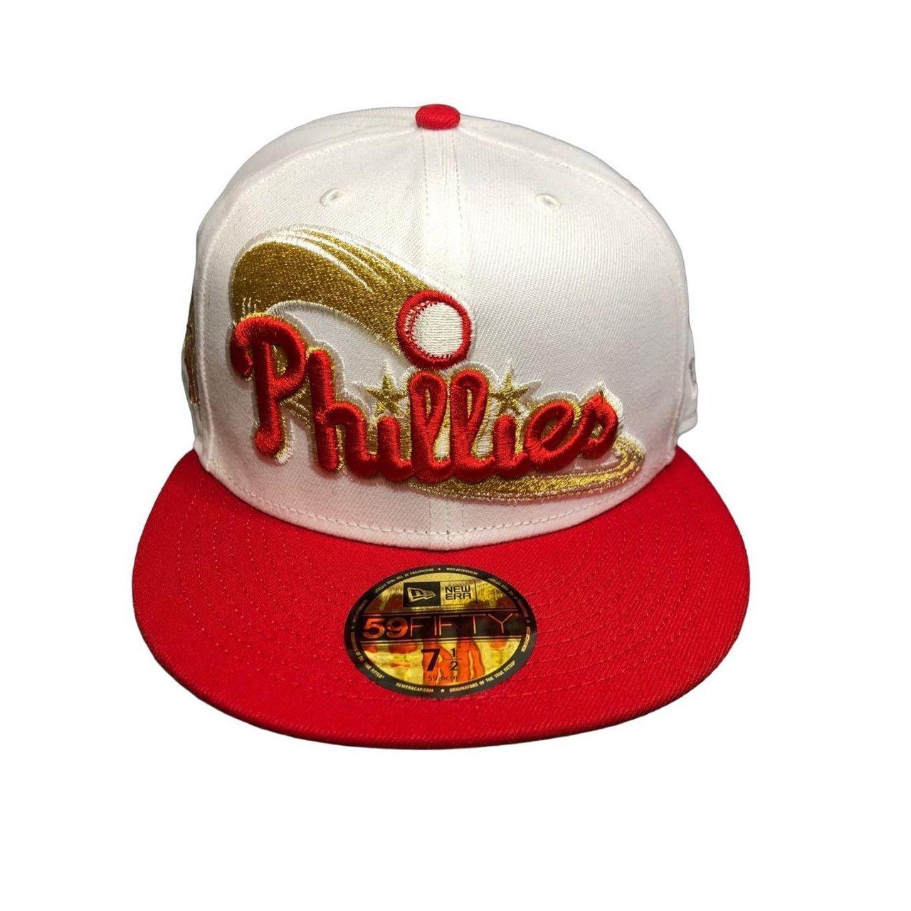 Philadelphia Phillies Mens Fitted hat 59Fifty Size 6 - Depop