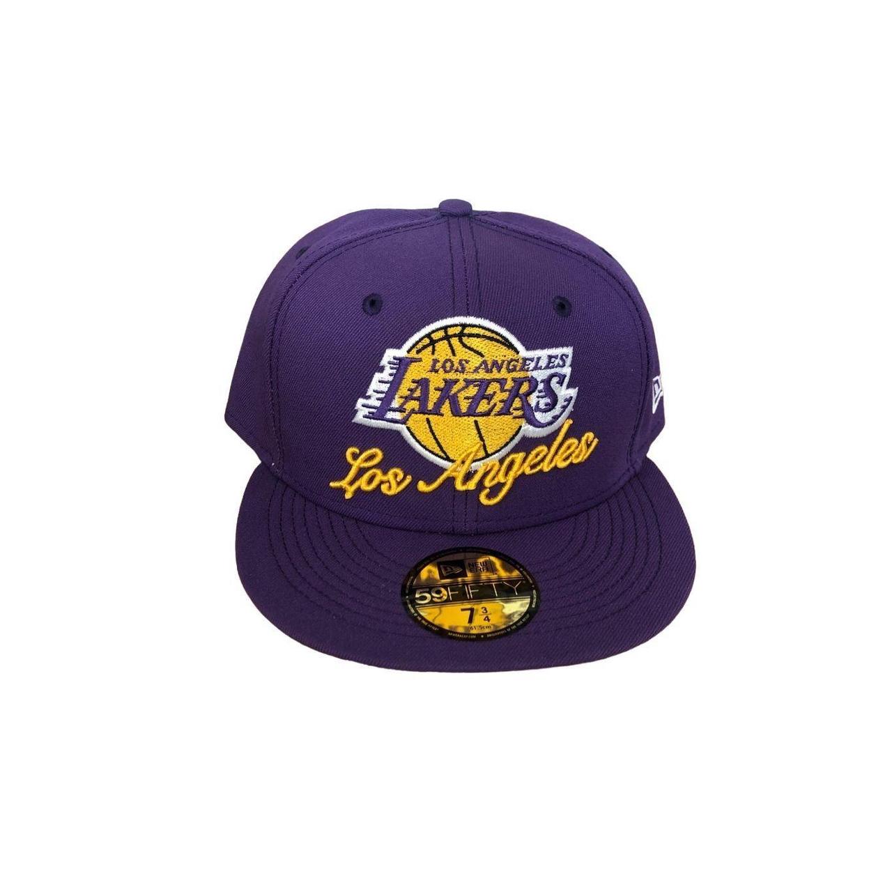 New Era Los Angeles Lakers 59FIFTY fitted hat cap... - Depop