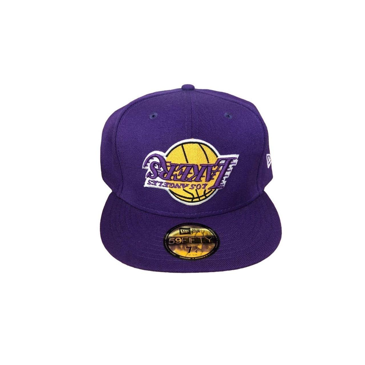 New Era Los Angeles Lakers 59FIFTY fitted hat cap... - Depop